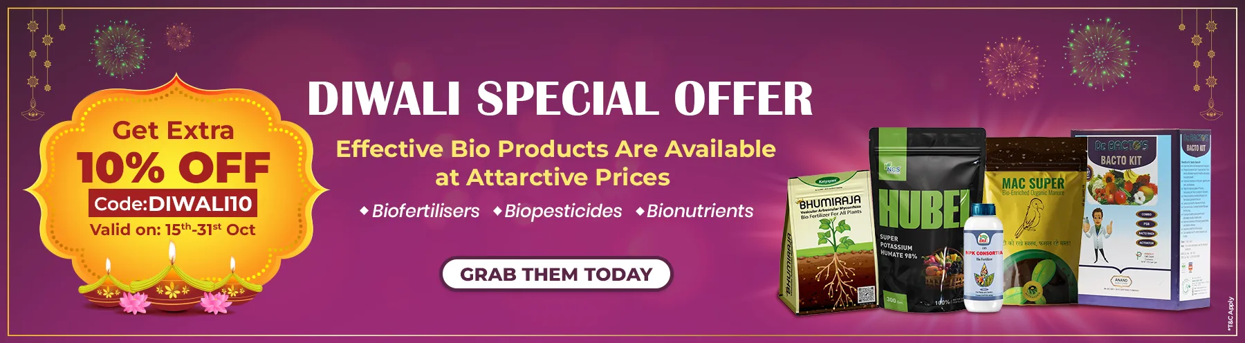 Bio Products, extra 10% off - Diwali Special 