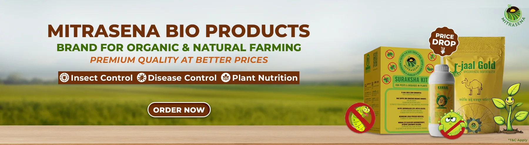 Mitrasena Bio Products – Price Drop