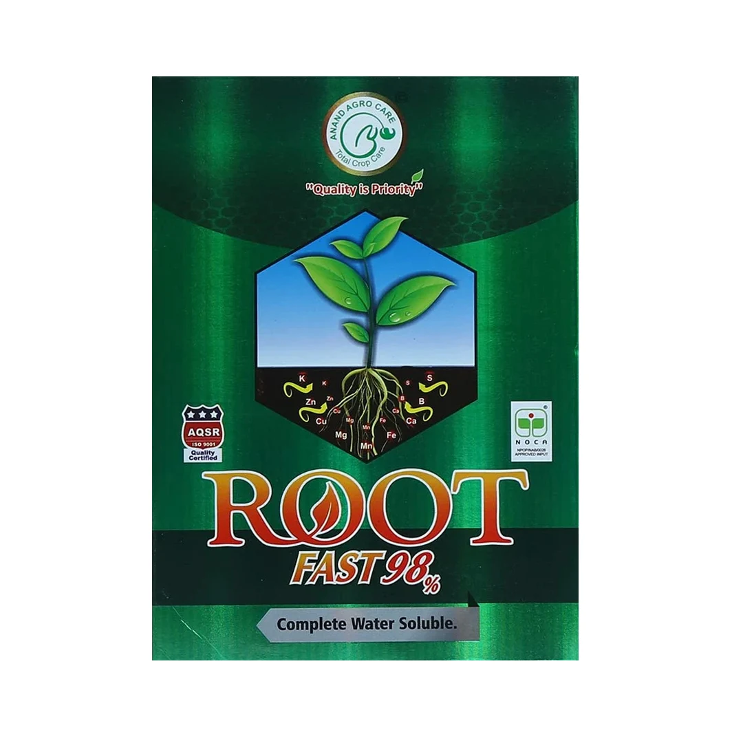 Anand Root-Fast Powder (Super Potassium Hamate 98%) Plant Growth Promoter, Improves Soil Health And The Nutrient Uptake