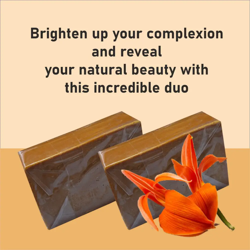 Radhe Agri Nirbhav Kesuda Bathing Soap, Handmade, Ayurvedic, Ideal For All Types Of Skin (110 Gm) Pack of 3 - Image 3