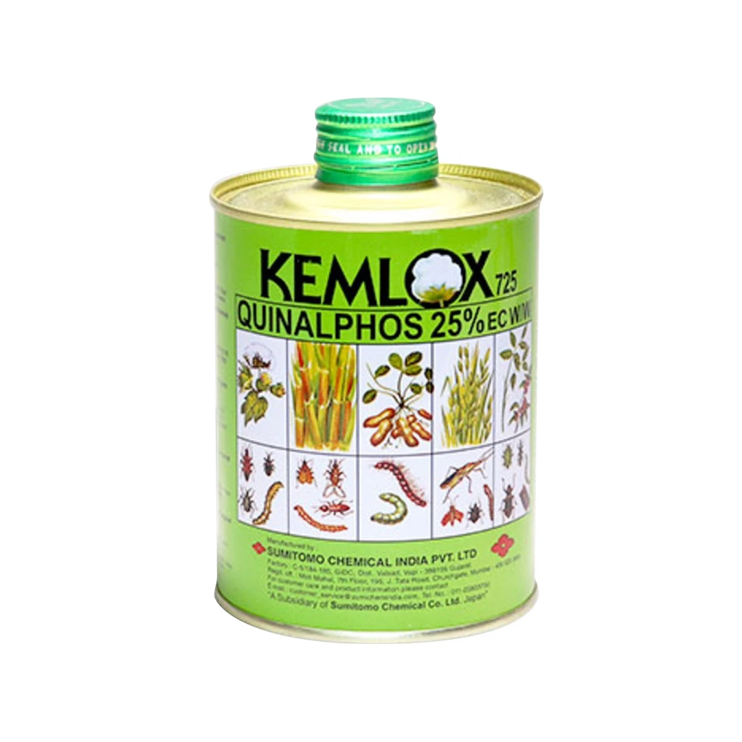 Sumitomo Kemlox 725 Quinalphos 25% EC Insecticide, Sucking And Chewing Pests In Cotton, Paddy And Oilseeds