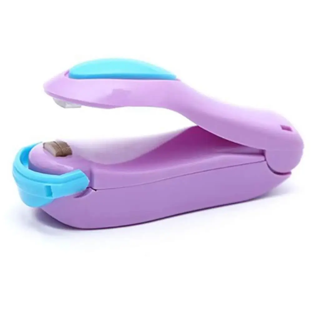 Mini Plastic Hand Sealing Machine, Hand Held Mini Heat Sealer For Plastic Bags Home Use - Mix Color