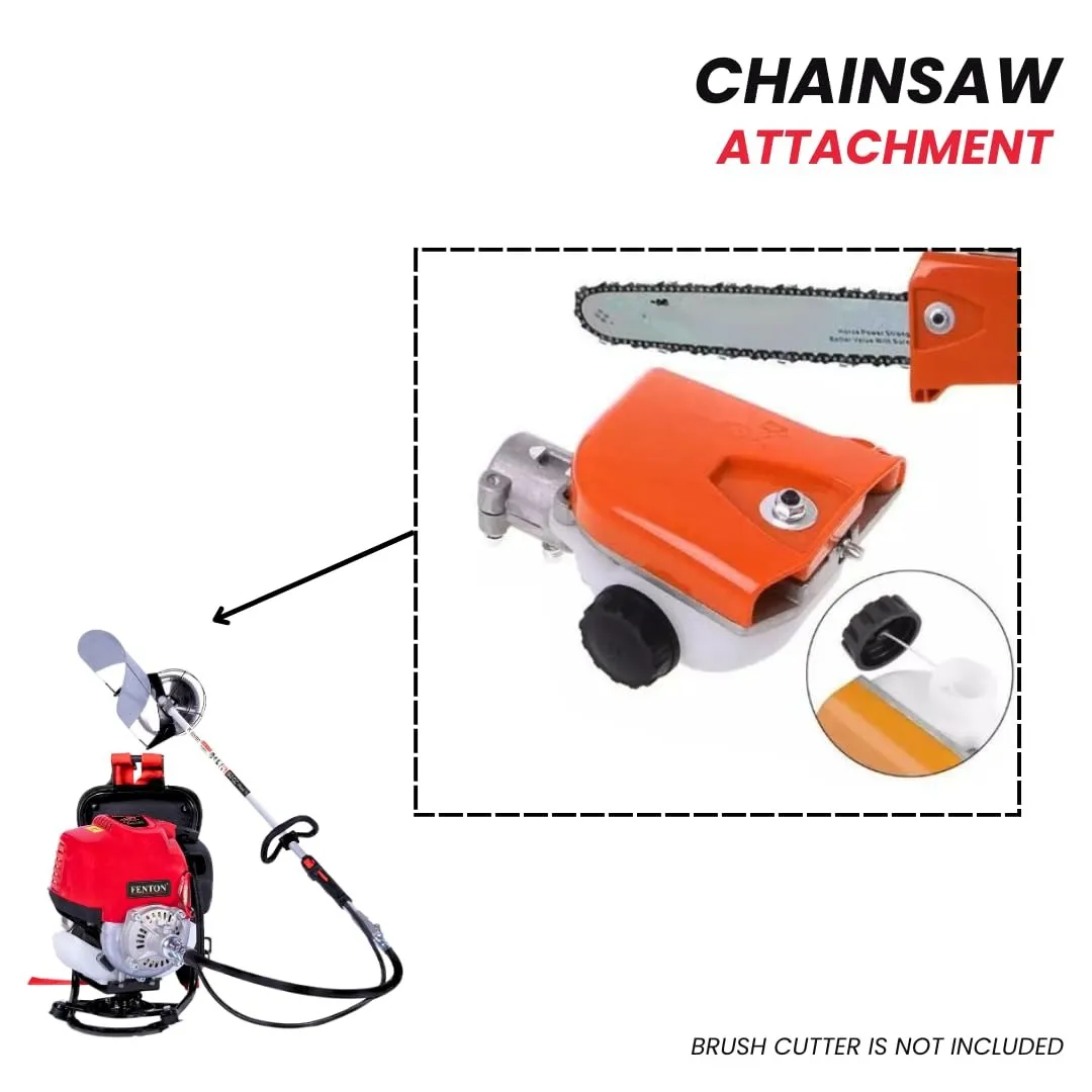 Fenton Krishi FTK-CA-26C Chainsaw Attachment, 26mm Shaft and 30cm Guide Bar, Suitable For Corded & Cordless Brush Cutter - Image 3