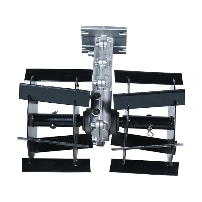Fenton Krishi FTK-TA-28C Tiller Attachment, 28mm Cross Type Shaft Used With Side Pack Brush Cutter