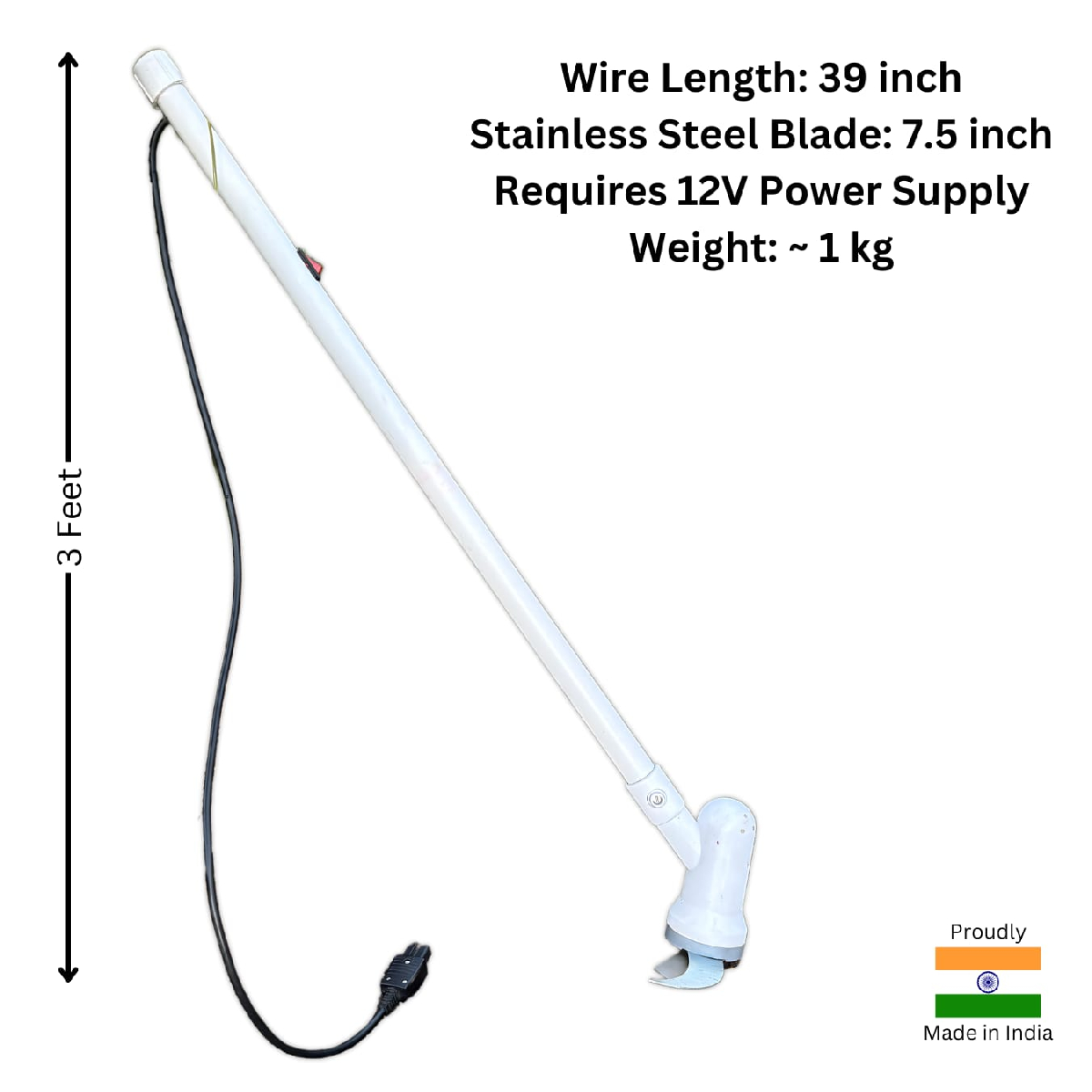 Portable Electric Grass Cutter Machine - 12v Brush Cutter - Image 6