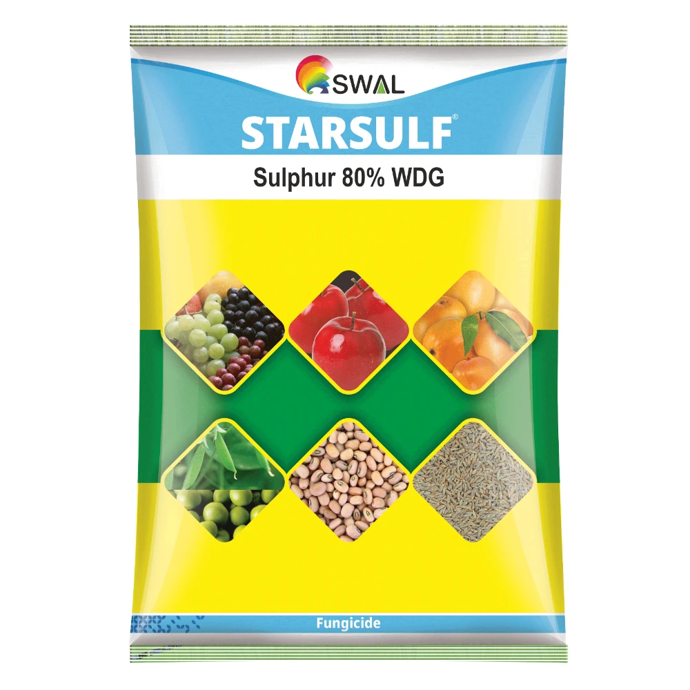 Swal STARSULF Sulphur 80% WG Fungicide, Effective Disease Management In Crops