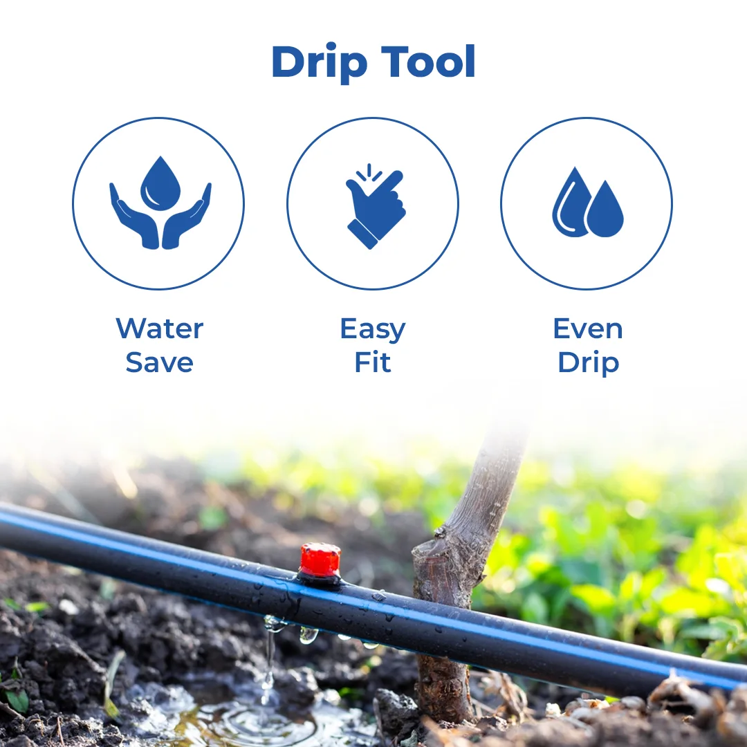 सिद्धि एडजस्टेबल ड्रिपर्स स्प्रिंकलर एमिटर, थ्रेड व्यास: 0.25 इंच. प्लास्टिक मटेरियल. - Image 3