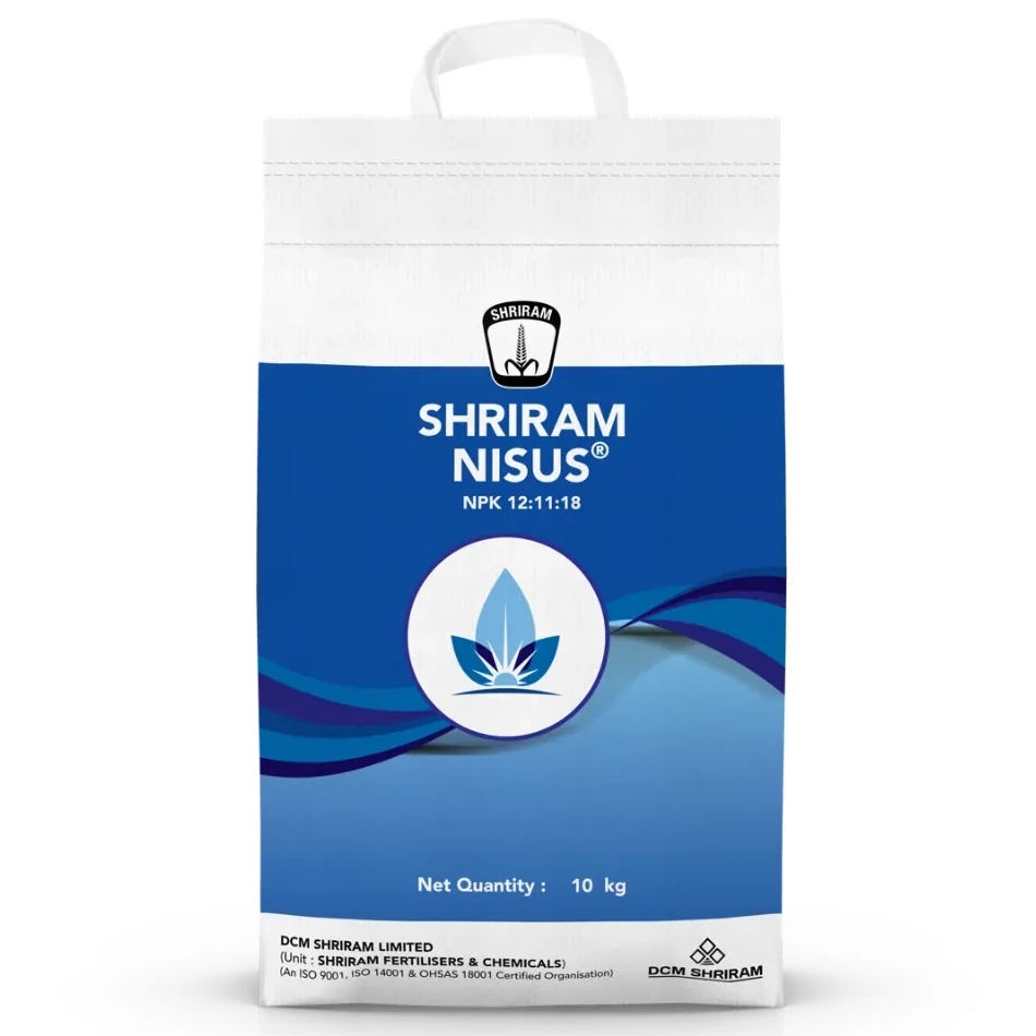 Shriram Nisus NPK 12:11:18 Water Soluble Fertilizer, Granulated Complex Fertilizer
