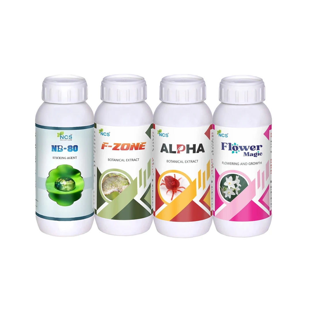 Suraksha Kit For Thrips And Mites Control at Flowering Stage 45-80 Days (F-Zone 250 ML + Alpha Bio 250 ML + Flower Magic 250 ML + NB 80 250 ML)