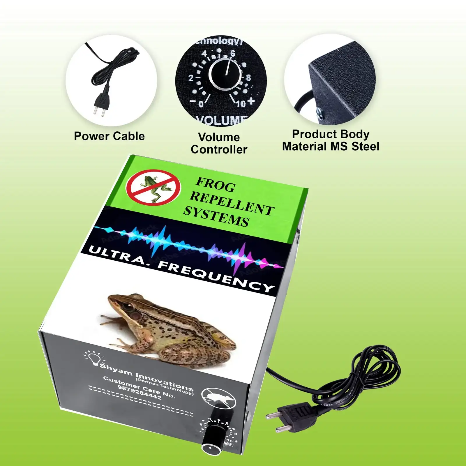Shyam Ultrasonic Frog Repellent System For Garden, Farm, Pond And Outdoor Areas - Image 2