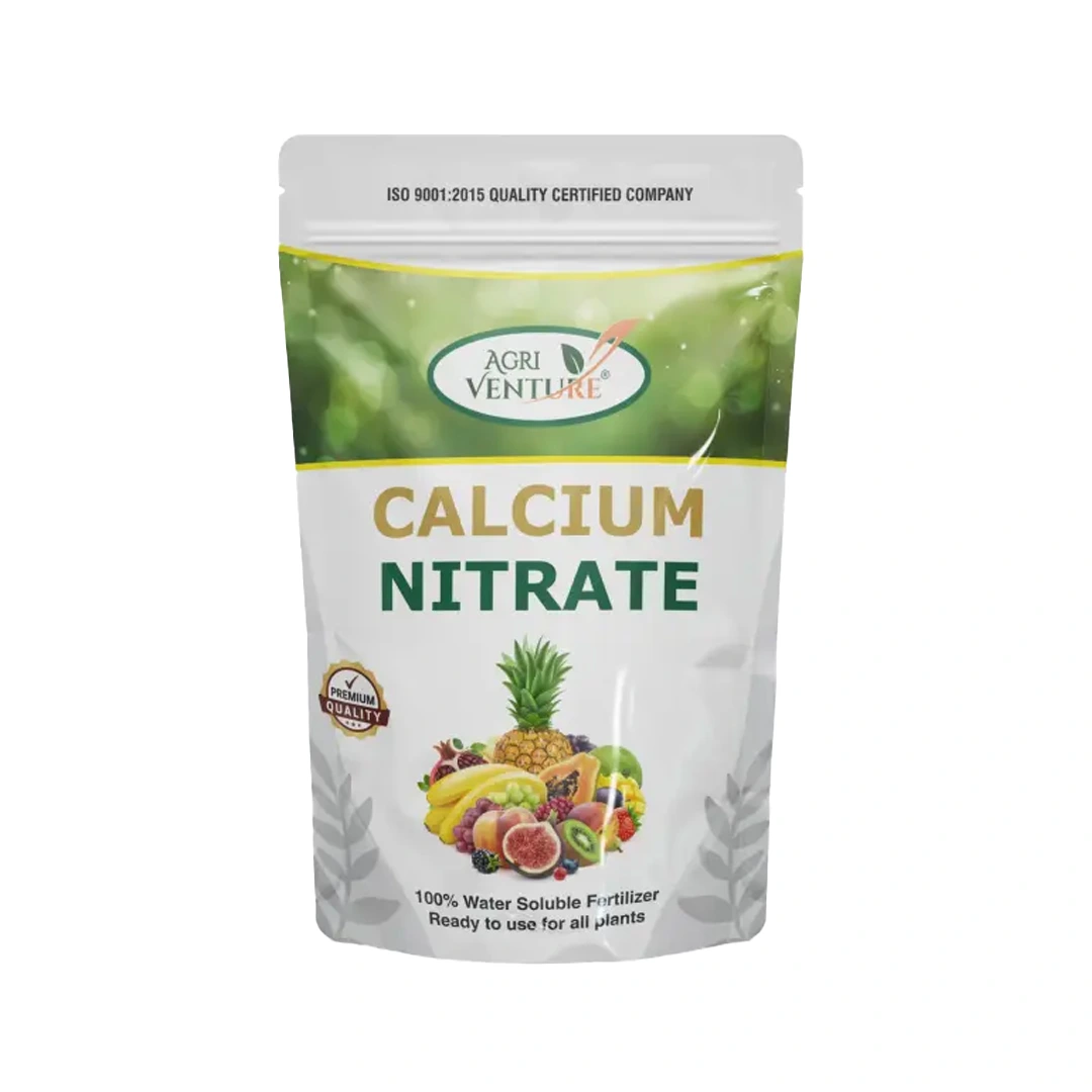 Agriventure Calcium Nitrate 18.8%, 100% Water Soluble Fertilizer, Increases Crop Quality And Yield