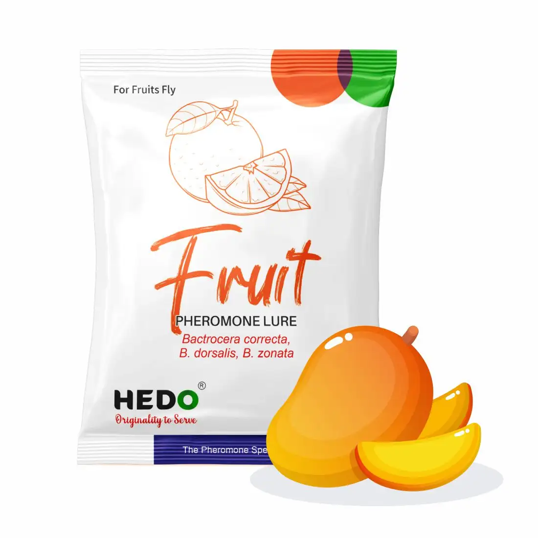HEDO Fruit Fly Trap Yellow IPM With Fruit Fly Lure (Bactrocera Correcta, Bactrocera Zonata, Bactrocera Dorsalisa) Control Fruit Fly In All Fruits - Image 4