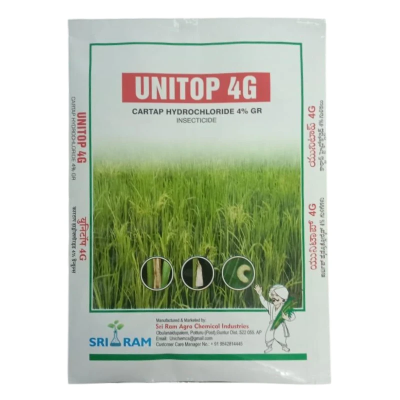 Shri Ram UNITOP 4G Cartap Hydrochloride 4% GR Insecticide, Effective Pest Management In Rice Crops