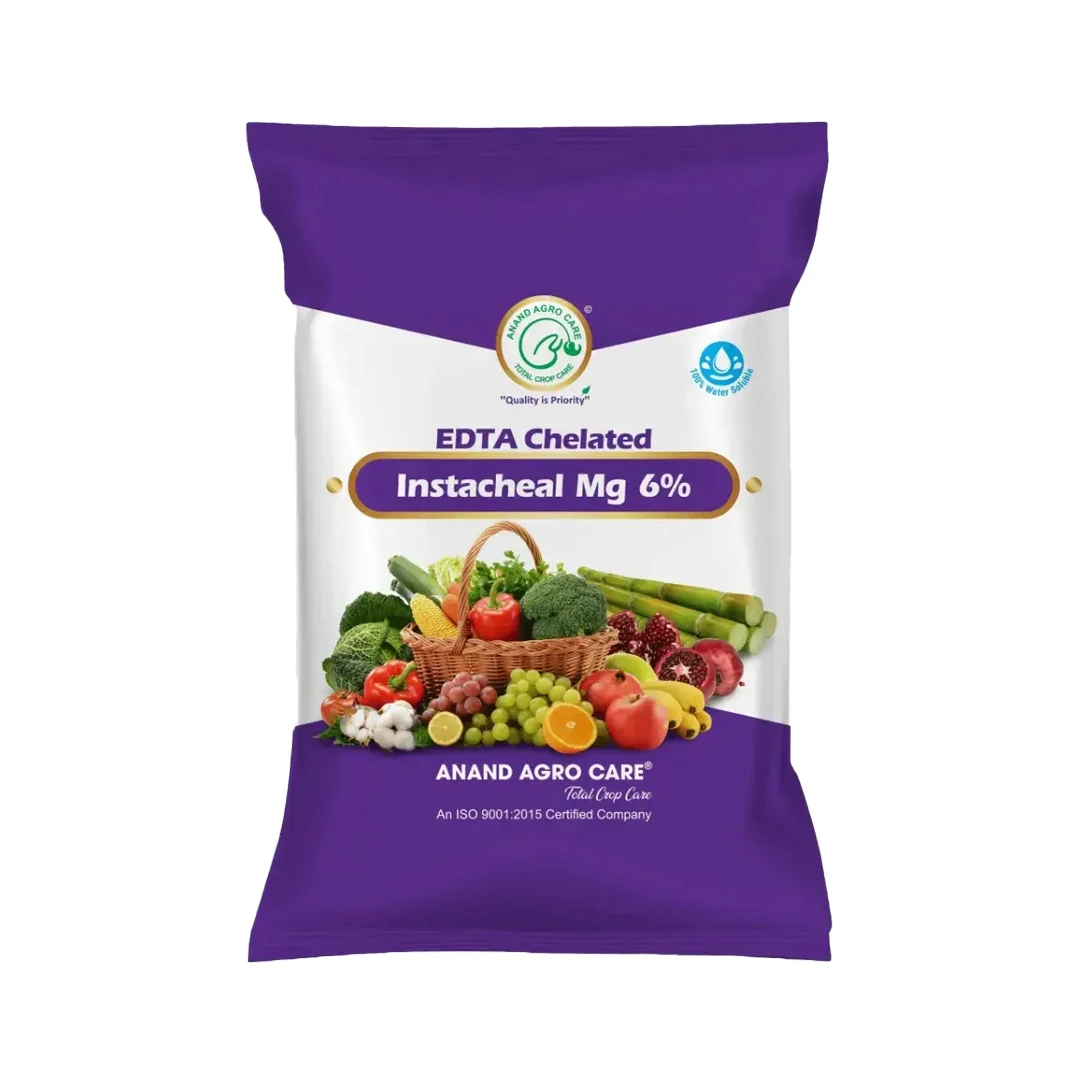 Instacheal Mg 6%, EDTA Chelated Magnesium 6%, Water Soluble, Plant Nutrition, Best For All Crops