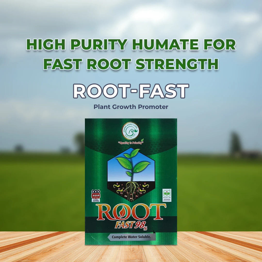 Anand Root-Fast Powder (Super Potassium Hamate 98%) Plant Growth Promoter, Improves Soil Health And The Nutrient Uptake - Image 2