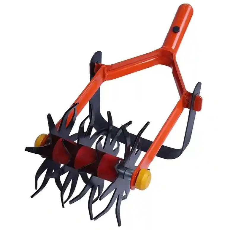 Bharat Agrotech Soil Miller, Hand Rotavator With Handle (Frp For Best Grip), 4FT Long Hard Material With Non Corrsion Ability - Image 2