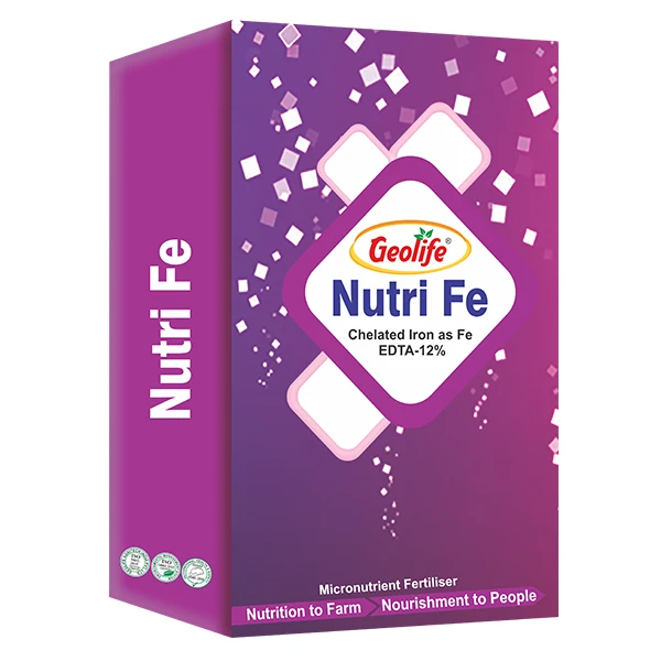 Geolife Nutri Fe, Fe 12%, Supply Required Micronutrient Iron In Optimum Dose To Crops, Prevent Iron Deficiencies