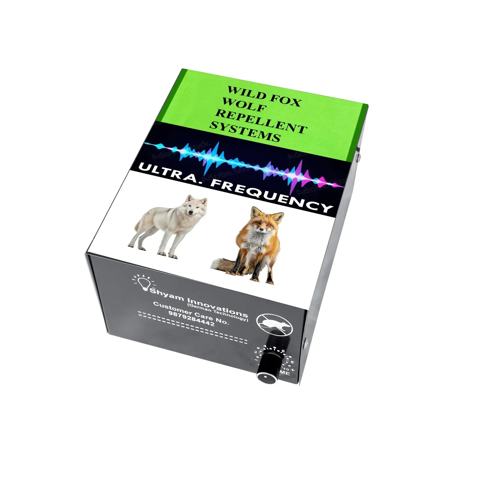 Shyam Ultrasonic Wolf Repellent System For Farms Fields And Outdoor Areas 