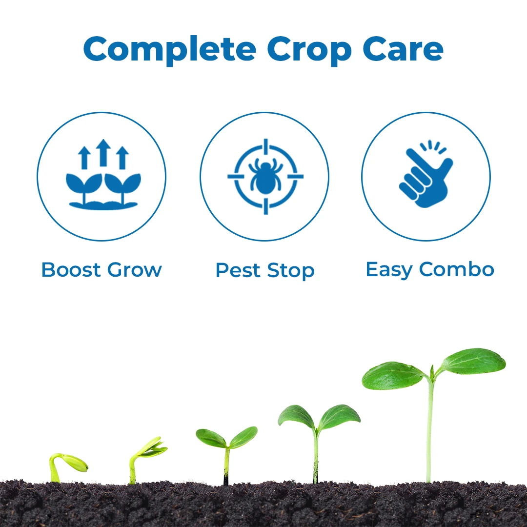 AgriBegri Combo Pack (Emoctan 250gm + Agrigib 500ml) Powerful Combination, Complete Crop Protection and Growth Solution - Image 3