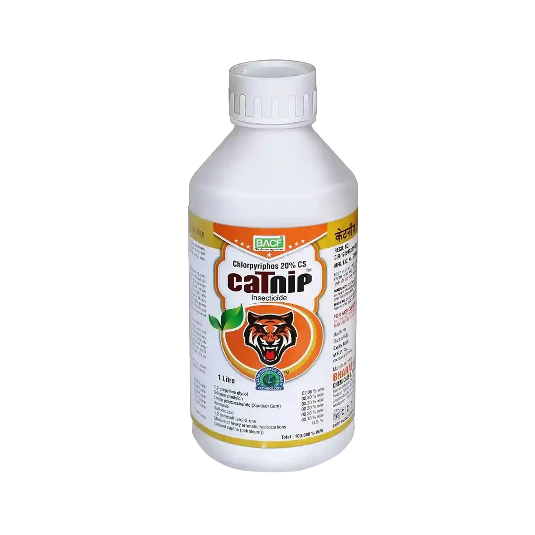 BACF CaTnip Chlorpyriphos 20% CS Systemic Insecticides, For Paddy, Groundnut, Cotton, Wheat and Vegetable crops