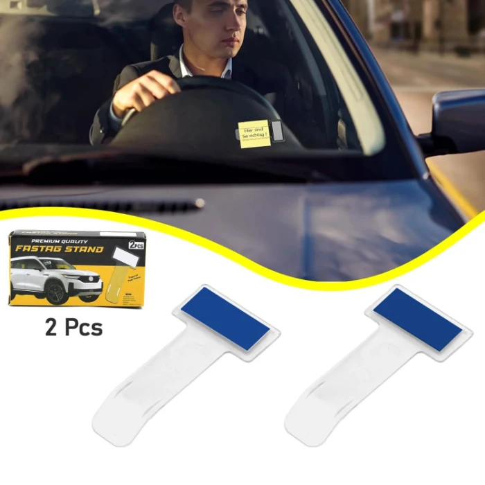 Ticket Clip Vehicle Accessory Parking Permit Holder Plastic Windscreen Clear - View #10