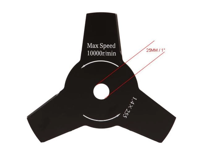 Fenton Krishi FTK-3T Iron 3-Teeth Blade, Best For Grass Cutting (Automated Feed) - Image 4