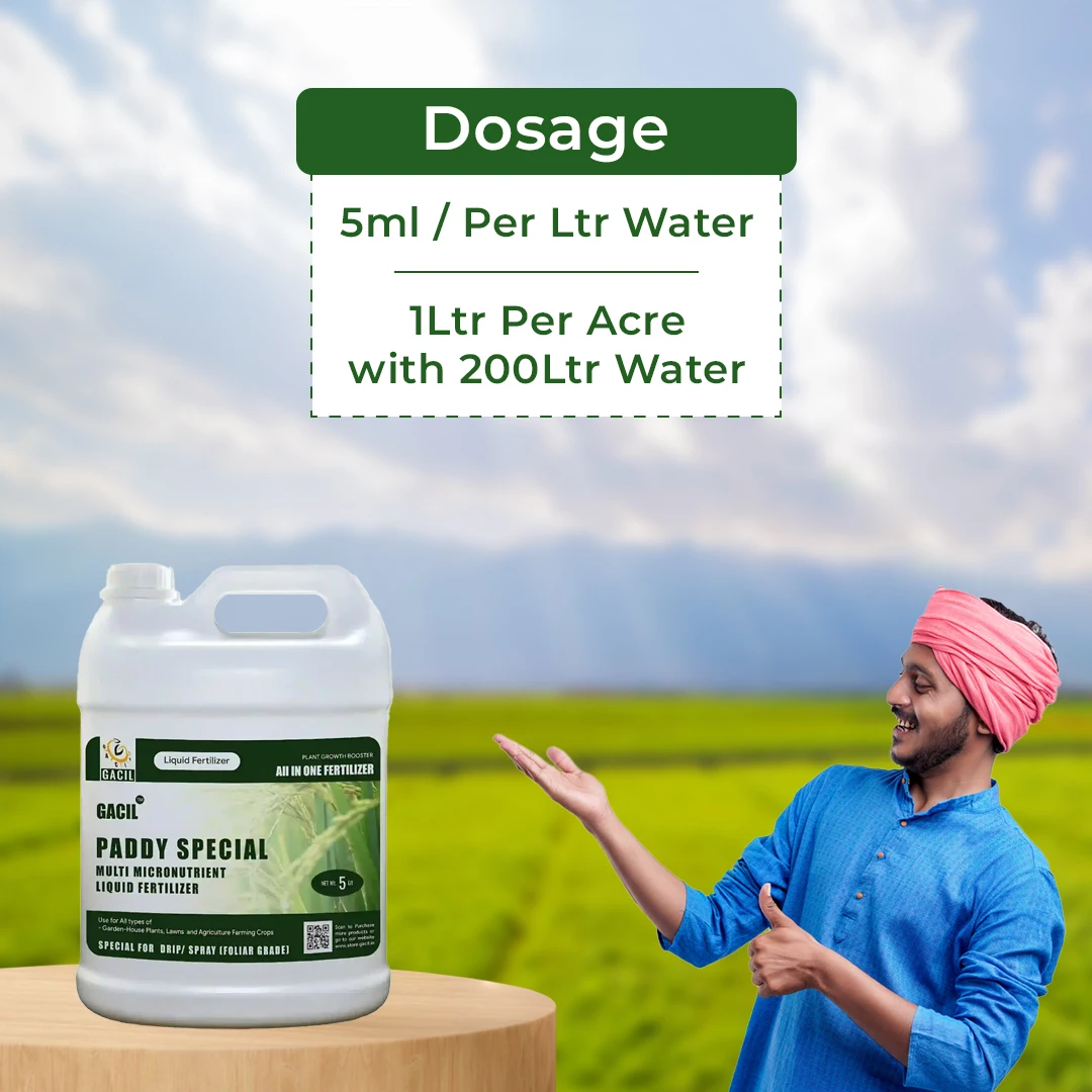 GACIL Paddy Special Liquid Micronutrient Mixture Fertilizer for Agriculture Crops - Image 5