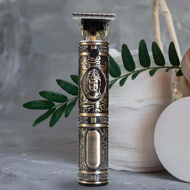 Vintage Style Electric Trimmer Shaving Machine, Adjustable Blade Clipper, Professional Shaver For Men - Image 9