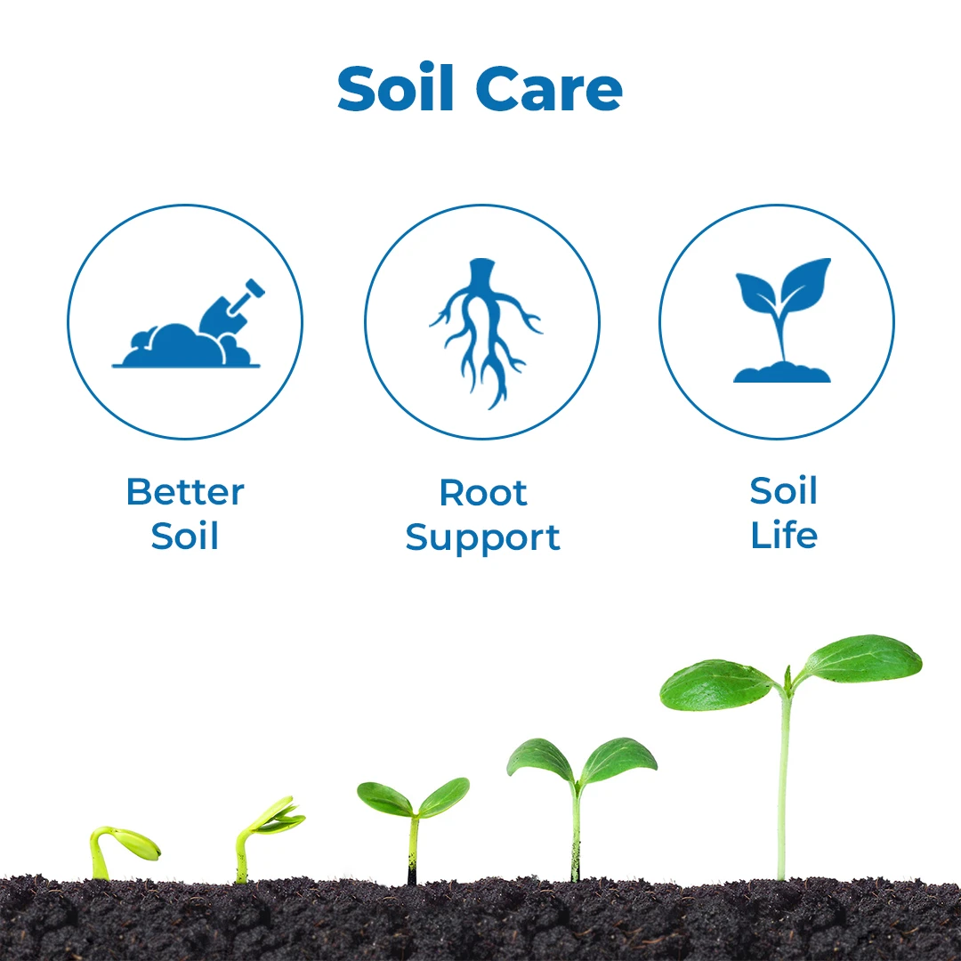 ईबीएस ह्यूमिरूट - ह्यूमिक एसिड 98%, सिलिकॉन गीला करने वाला वेटिंग एजेंट, होम गार्डन और कृषि उपयोग के लिए 100% जैविक उर्वरक - Image 3