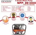 Fenton Krishi FTK-WP-30 Centrifugal Water Pump, 6.5 HP With 3 Inch Inlet And Outlet Heavy Duty Product - Image 4