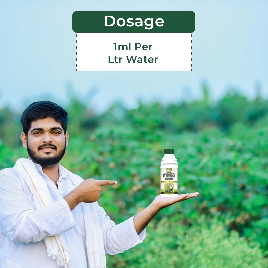 Agriventure FIPRO SILVER Fipronil 5% SC Insecticide, Excellent Thripicide And Also Shows Plant Growth Enhancement - Image 5