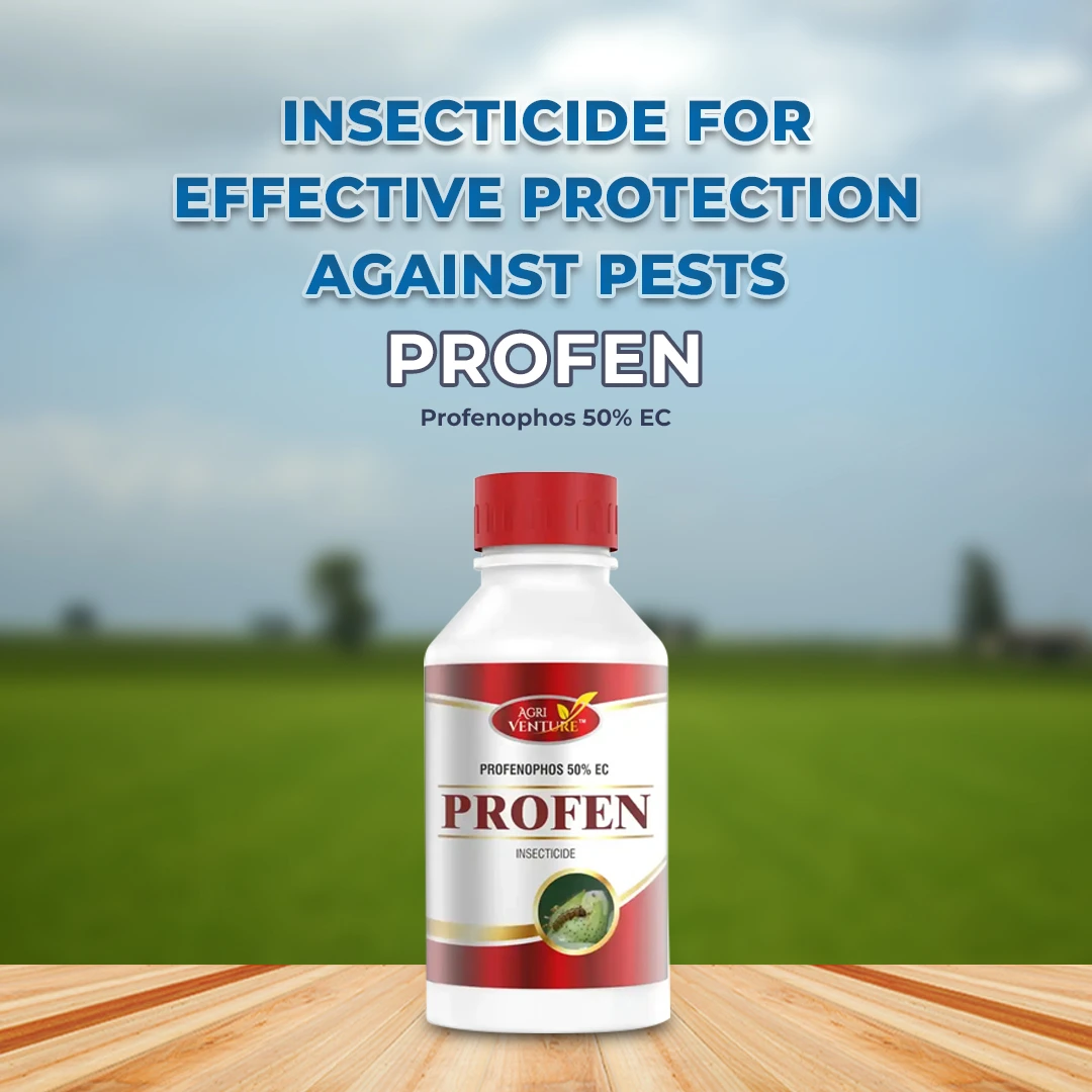 Agriventure Profen (Profenophos 50% EC) Insecticide, Control Bollworms, Jassids, Aphids - Image 2