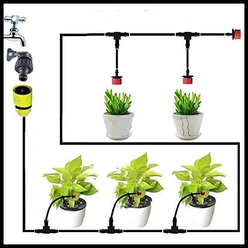 Vasudha Irrigation Plants Drip Irrigation Kit, Watering Kit for Home Garden, Farming & Agriculture Purposes - Image 4