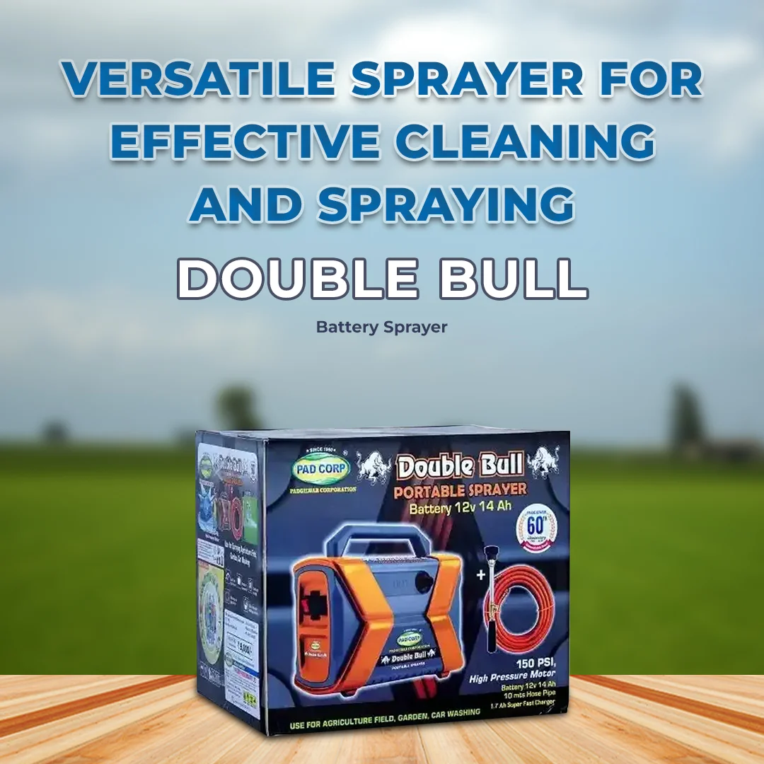 Pad Corp Double Bull Portable Battery Sprayer - 12v 14Ah - Image 2