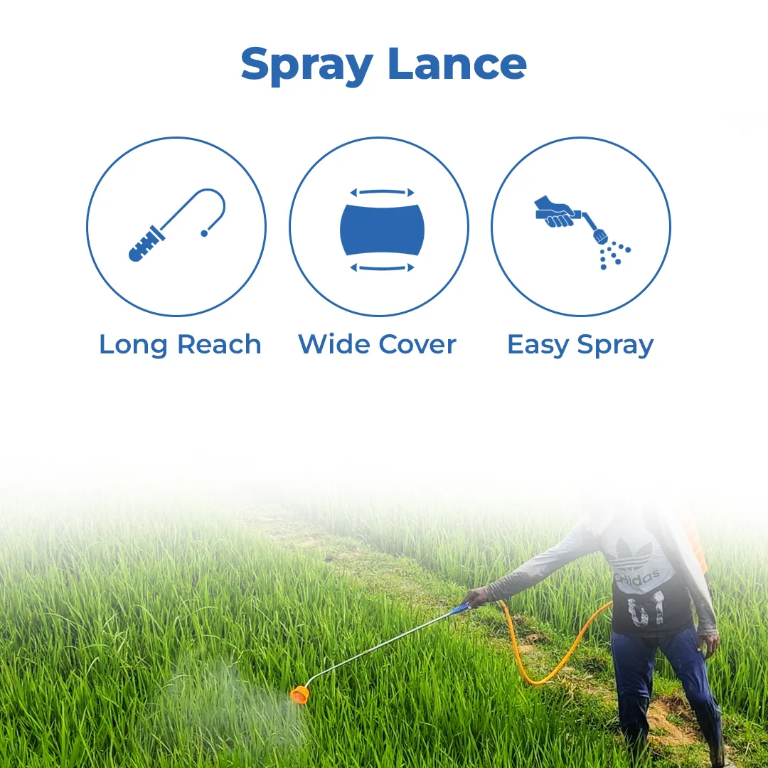 Pad Corp Boom Lance Can Be Attached Any Battery Sprayer Lance Length 8.5 Feet - Image 3