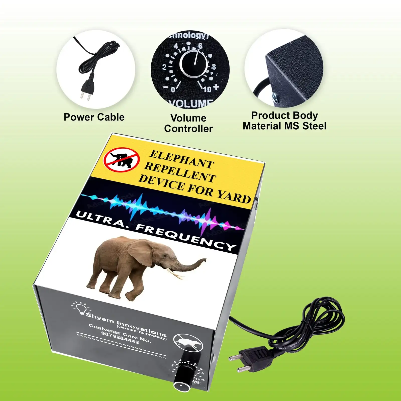 Shyam Ultrasonic Elephant Repellent System For Farm Protection - Image 2
