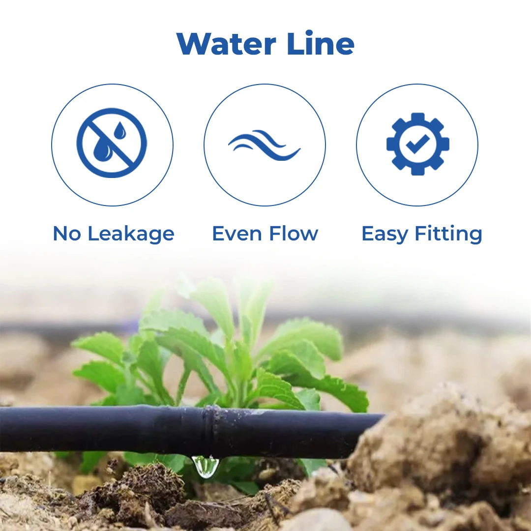 Siddhi Drip Irrigation Pipe 4mm (100 Meter Length) For Home Garden, Feeder Line Pipe. - Image 3