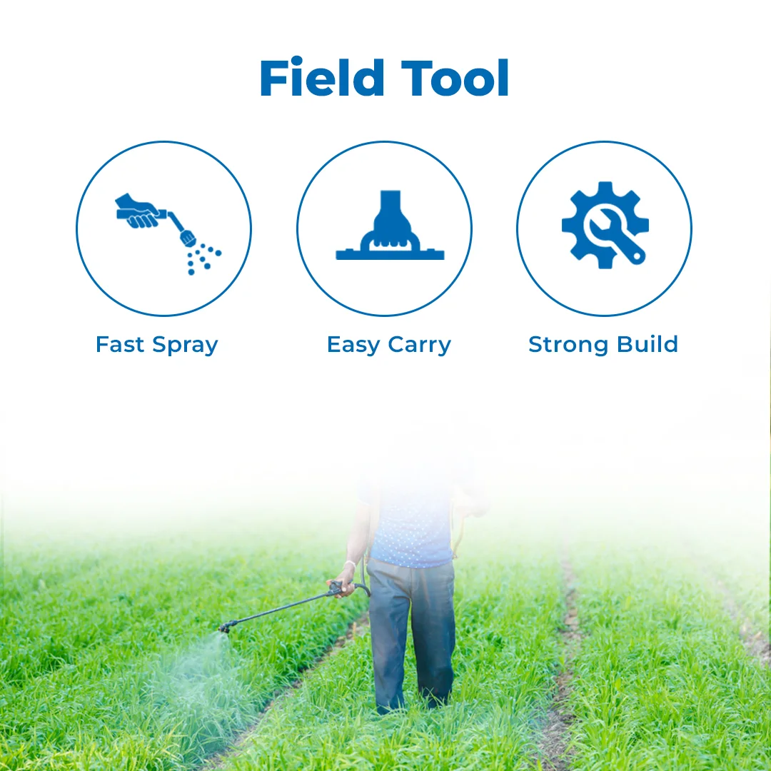 Pad Corp Lithium-Ion Double Bull 12 V X 14 Amp, Double Motor Sprayer, 18 Ltr Tank Capacity, 1.7 Ah Fast Charger, Free 9 Watt Led Bulb - Image 3