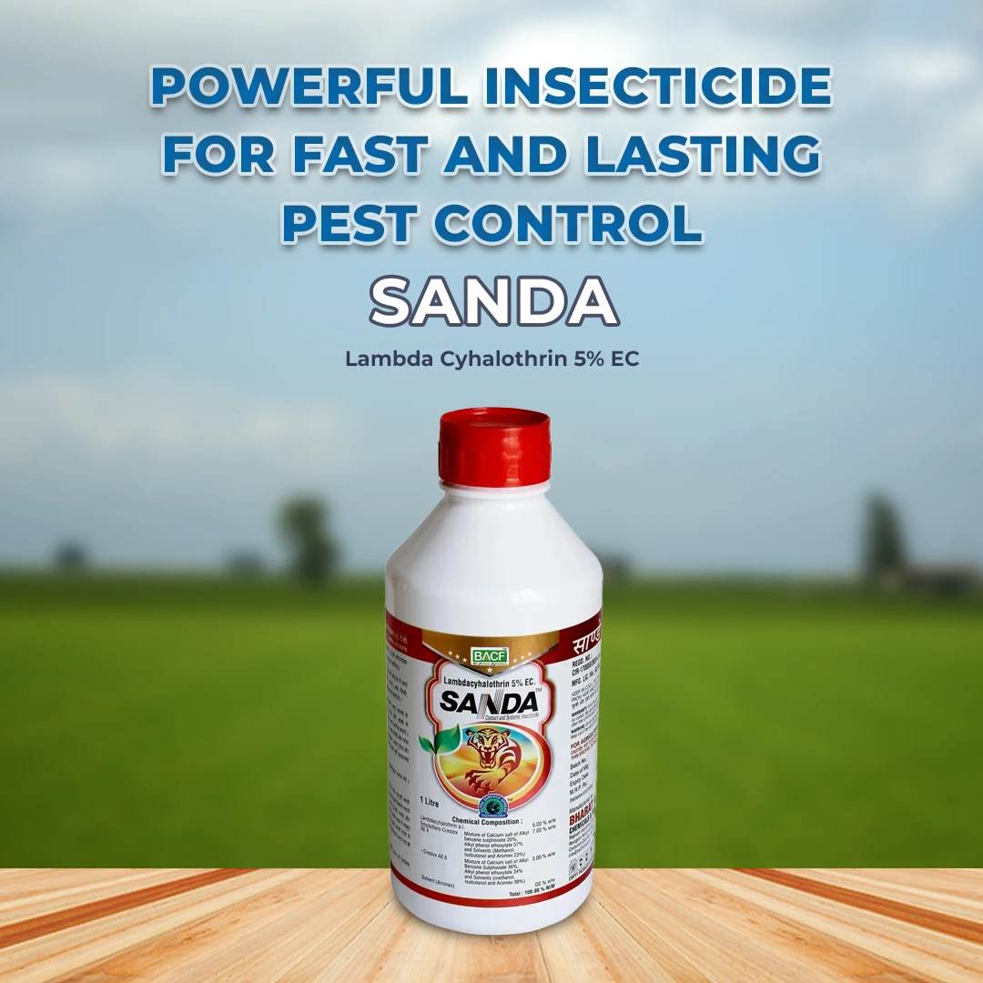 Bacf Sanda Lambda Cyhalothrin 5% EC Insecticide, Contact And Systematic Action - Image 2