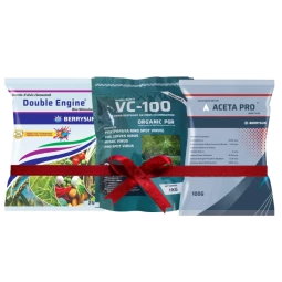 VC-100 Combo Pack (VC-100 1 Kg + Aceta Pro 200 Gm + Double Engine 250 Gm) Effective For Virus And Pest Control 