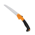 Folding Saw For Trimming, Pruning And Camping, Sharp Steel Blade, Safety Lock And Non-Slip Handle (180 Mm)