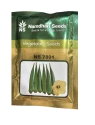 Namdhari Seeds NS 7801 Okra (Bhindi) Seeds, Dark Green Color Suitable For Kharif And Summer