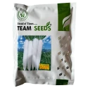 Team Seed Clear White F1 Hybrid Radish Seeds, Early Maturity Variety, High Yielding
