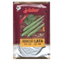Ankur LATA F1 Hybrid Ridge Gourd Seeds, Cylindrical Green Fruits, Early Harvest & High Yield