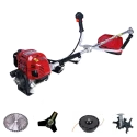 Fenton Krishi Side Pack FX-50 Pro Brush Cutter, 50CC, 4-Stroke, 2.5HP Engine, 750ML Fuel Tank, Best For Gardens, Backyards And Small Fields
