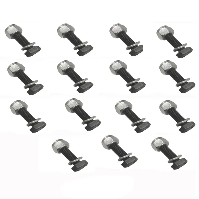 AJ Kisan Nut Bolt with Washer M10 For Power Tiller And Weeder, Durable Material