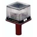 V-Sar Smart Zatka Light (Solar Live Light) Red LED, Waterproof Design, Sound for Farm Animal & Security Protection