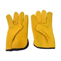 Gardening Work Gloves For Men & Women, Heavy Duty Leather Safety Gloves, (B Grade - 1 Pair)