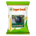 Sagar Black Badshah F1 Hybrid Watermelon Seeds, Large Uniform Fruits, Suited For Summer Season