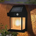 Solar Interaction Wall Lamp, Wireless Outdoor Light with Motion Sensor And 3 Modes, Eco Friendly